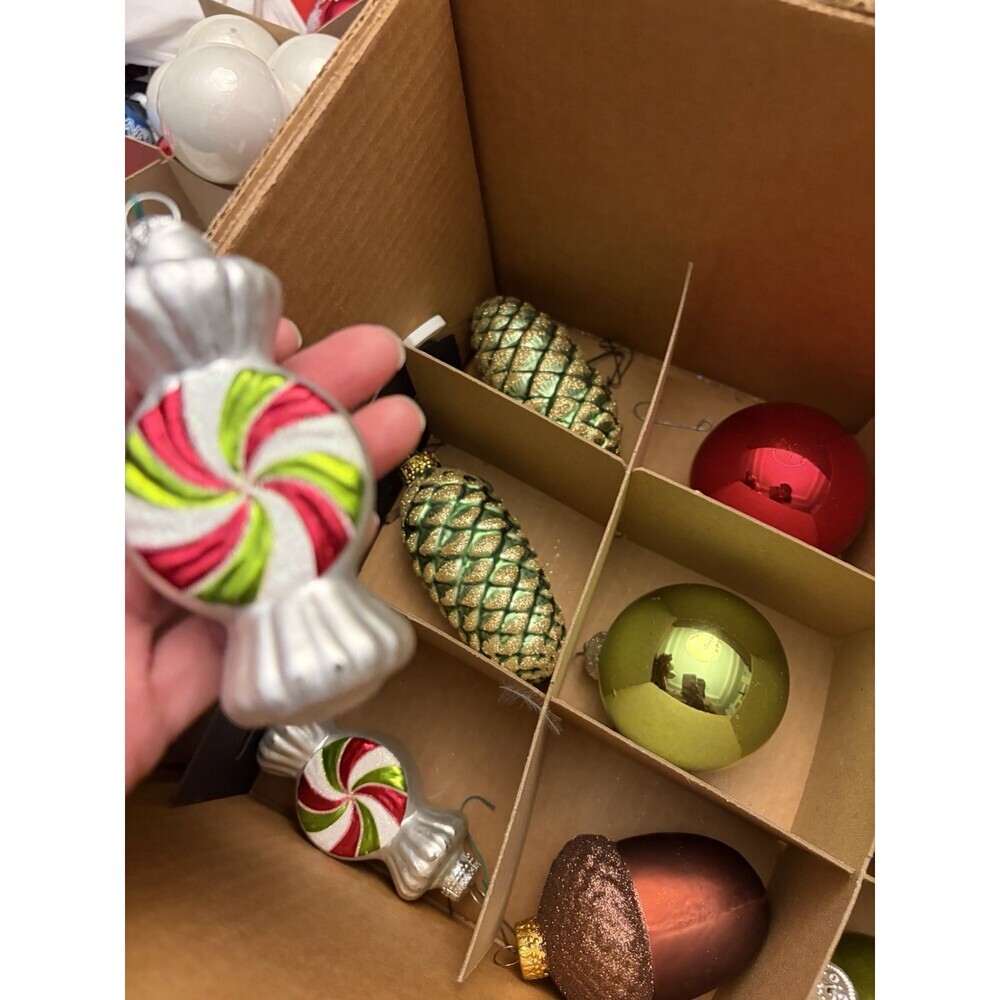 VTG Lot/67 Guntermann Drunck D&G Shine Brite Glass Christmas Ornaments - Picture 5 of 6